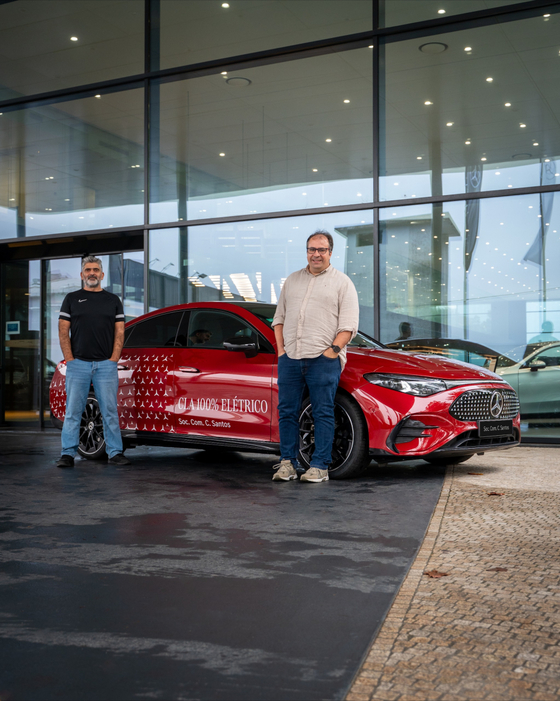 Luís Barral / Luís Grave em Mercedes-Benz CLA 250+ Eléctrico